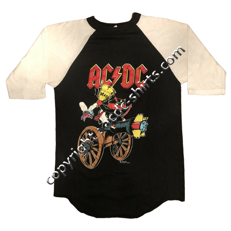 Shirt USA AC/DC 1990 recto