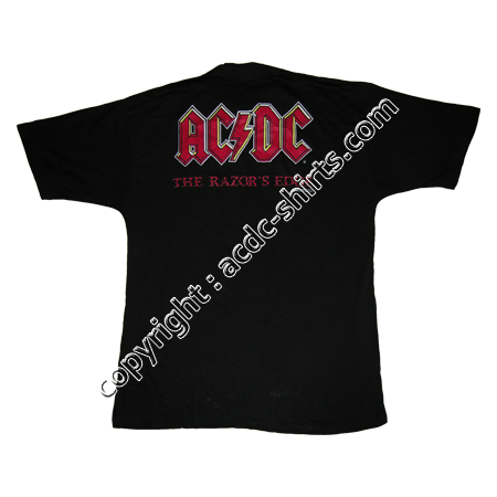 Shirt World AC/DC 1991 verso