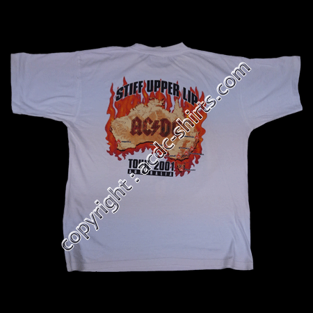 Shirt World AC/DC 2001 verso