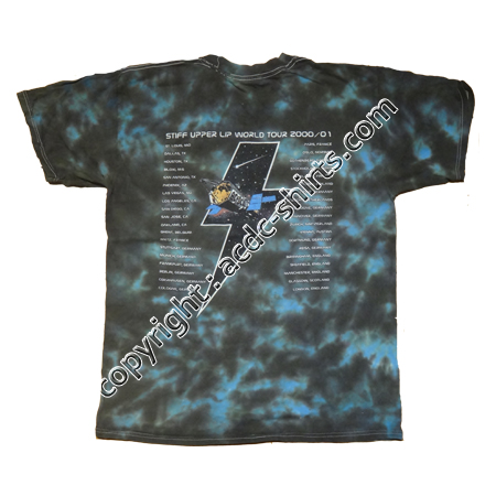 Shirt Europe AC/DC 2000 verso