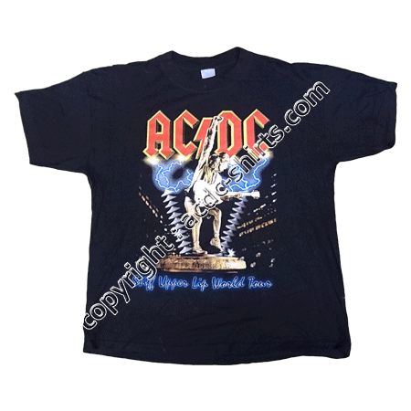 Shirt Europe AC/DC 2000 recto