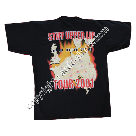 Shirt Europe AC/DC 2001 verso