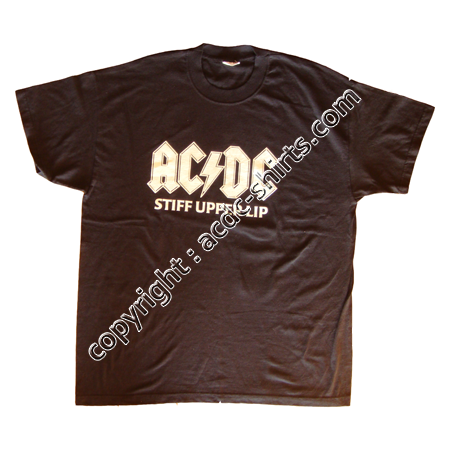 Shirt Europe AC/DC 2001 recto