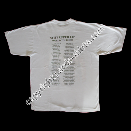 Shirt USA AC/DC 2000 verso
