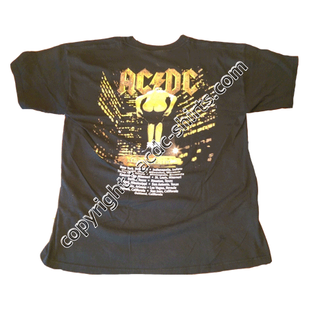 Shirt USA AC/DC 2000 verso