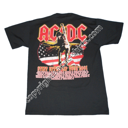 Shirt USA AC/DC 2000 verso