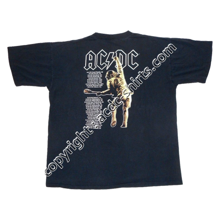 Shirt USA AC/DC 2000 verso