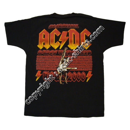 Shirt USA AC/DC 2000 verso