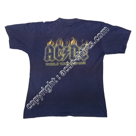 Shirt Europe AC/DC 2000 verso