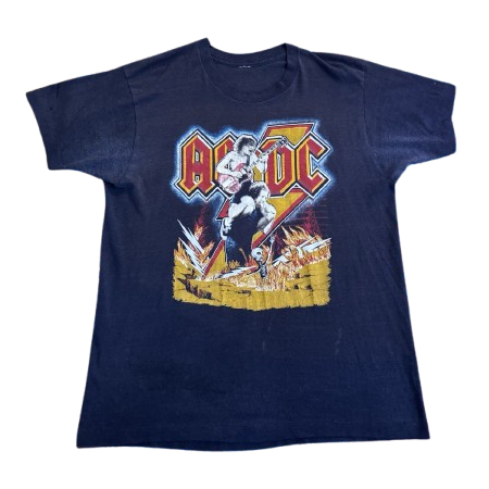 Shirt World AC/DC 1986 recto
