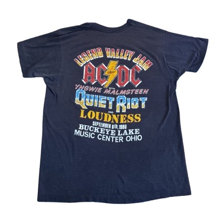 Shirt World AC/DC 1986 verso