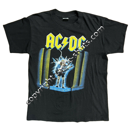 Shirt USA AC/DC 1986 recto