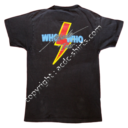 Shirt USA AC/DC 1986 verso