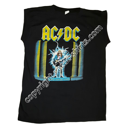 Shirt USA AC/DC 1986 recto