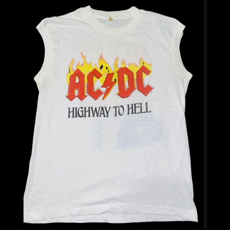 Shirt World AC/DC 1986 recto