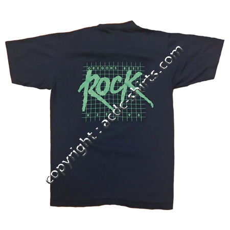 Shirt World AC/DC 1986 verso