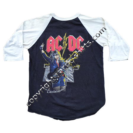 Shirt World AC/DC 1986 recto