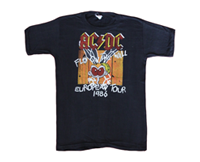 Shirt Europe AC/DC 1985-86