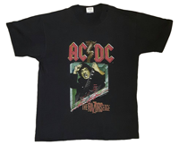 Shirt Europe AC/DC 1990-1991