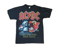 Shirt Europe AC/DC 1990-1991