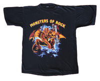 Shirt Europe AC/DC 1990-1991