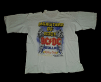 Shirt Europe AC/DC 1990-1991