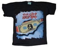 Shirt Europe AC/DC 1990-1991