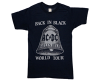 Shirt Europe AC/DC 1980